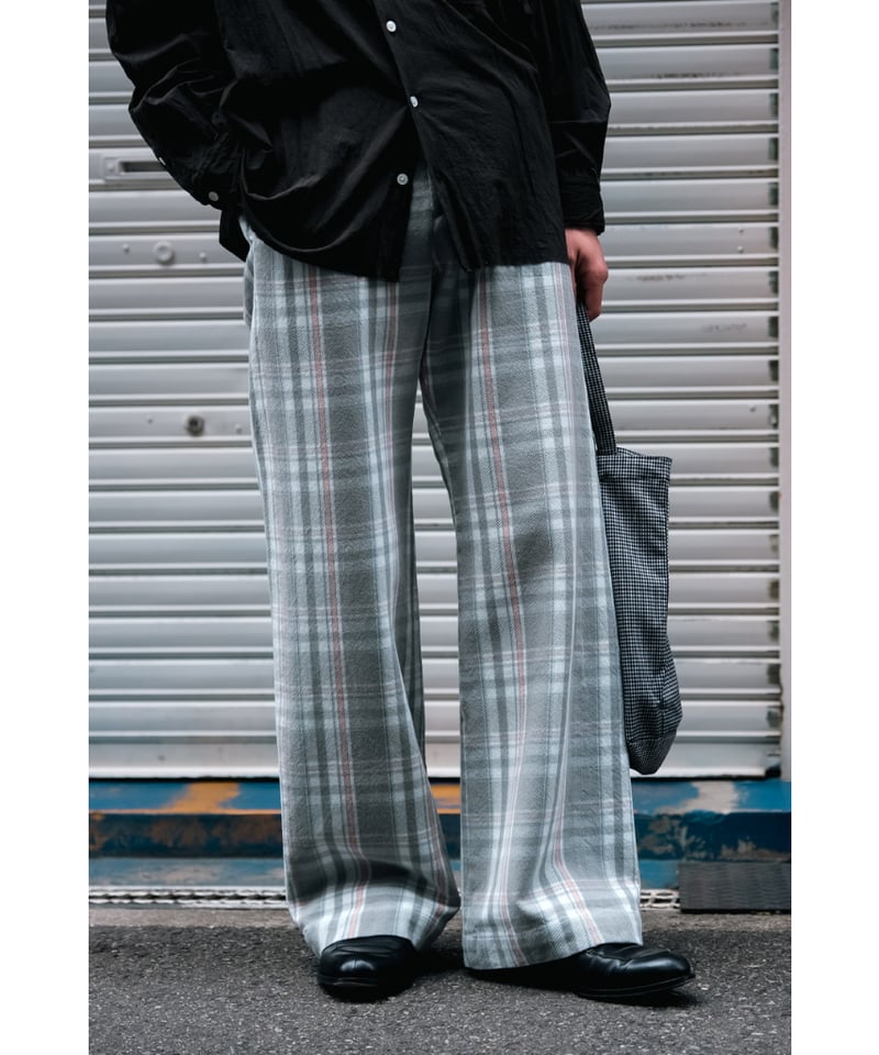 m's braque ONE-IN TUCK BLEACHED WIDE PANTS | Mu...