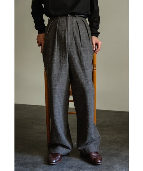 m's braque "Exclusive" TUCKED BAGGY PANTS