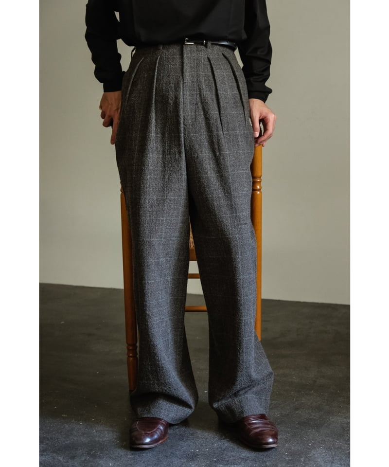 パンツ m's braque Exclusive TUCKED BAGGY PANTS m's braque 