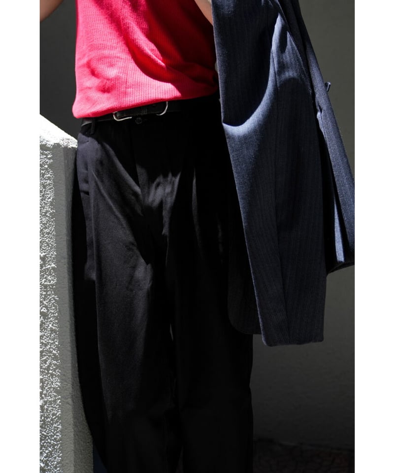 【美品】FAUVES PEG TOP FAUVES - PEG TOP, Black Tweed | COELACANTH フォーブ 正規取扱