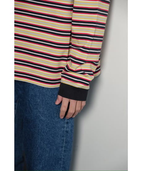 KANEMASA PHIL. 36G Multi Border L/S Tee