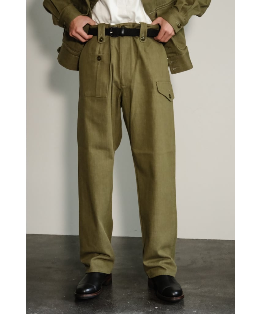 CaledoorUKグリーンデニムBritishArmyGreenDenimL CaledoorUKグリーンデニムBritishArmyGreenDenimL