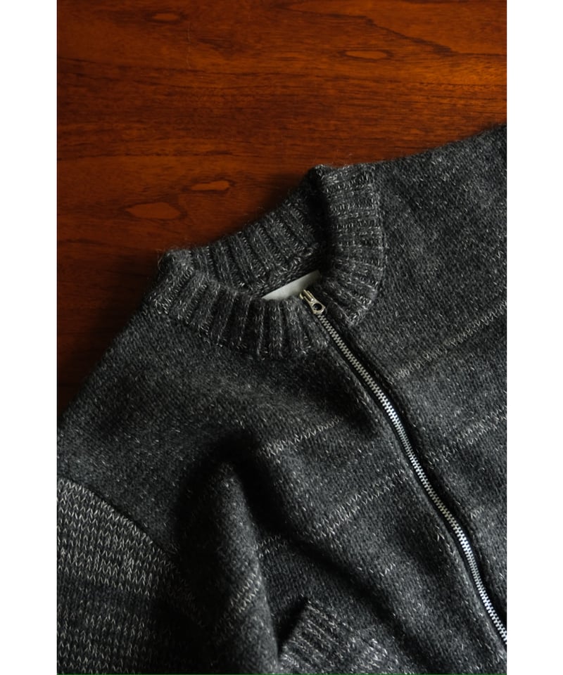 トップス 24AW ENCOMING KNITTED TWO POCKET BLOUSON ENCOMING KNITTED TWO POCKET BLOUSON | MusterWer