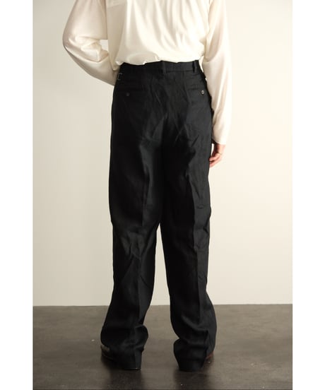 USED Linen Tuck Trousres