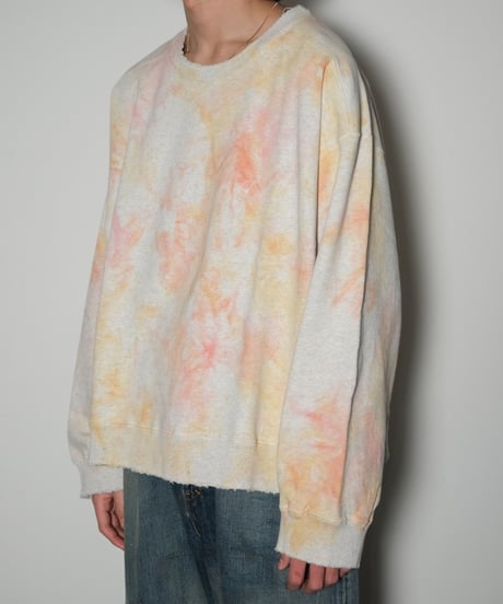 ANCELLM MARBLING SWEAT SHIRT