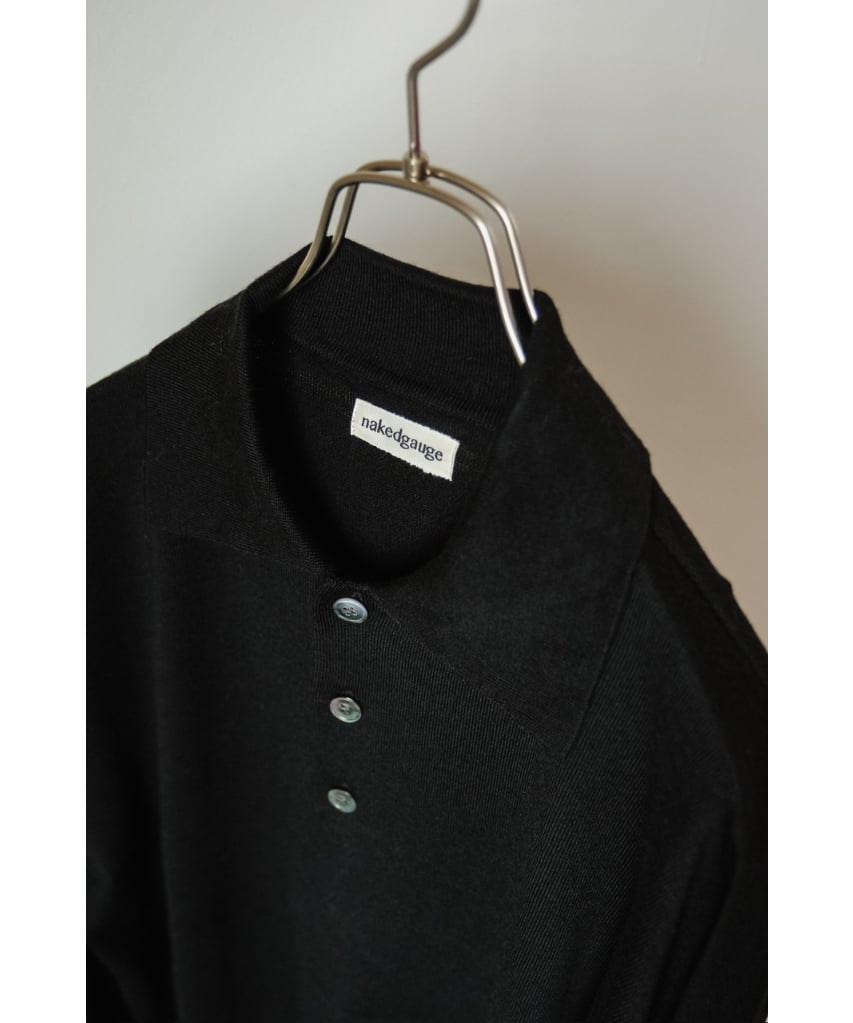 トップス nakedgauge Exuclusive 80 POLO nakedgauge 80 POLO - BLACK – un
