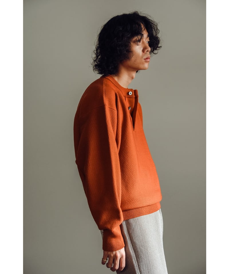 Olde H & Daughter WOOSTED WOOL CREW NECK
