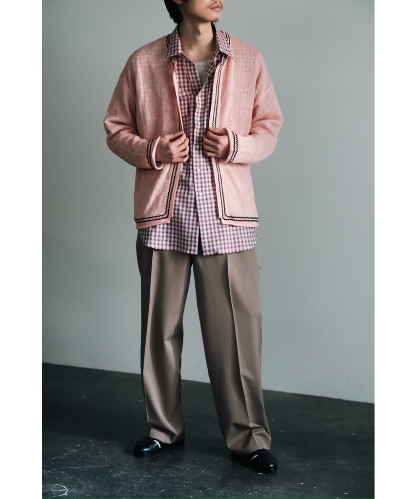 obafer Linen line cardigan | MusterWerk Sud.