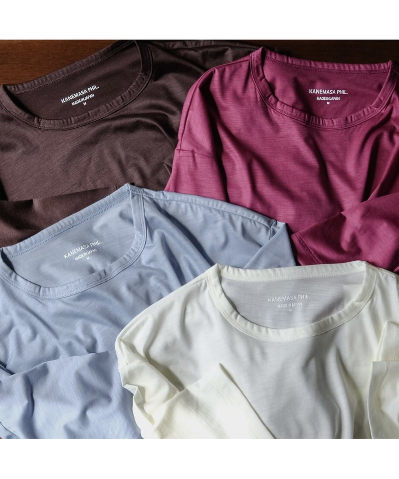 KANEMASA PHIL. 36G Wool Silky Tee | MusterWerk