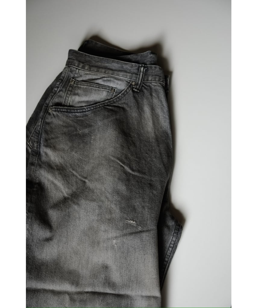ANCELLM　AGING STRAIGHT 5P DENIM PANTS 2025SS】 ANCELLM (アンセルム) 
