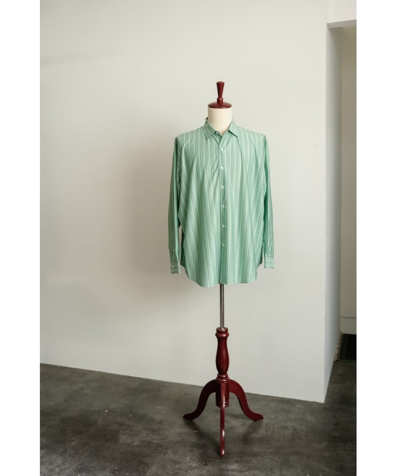 KANEMASA PHIL. 46G Atmosphere Stripe L/S Shirt KANEMASA PHIL. 46G Atmosphere Stripe L/S Shirt