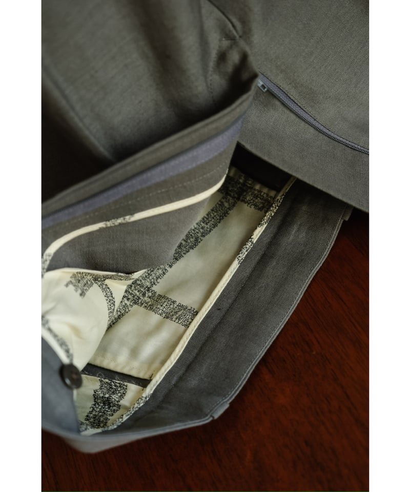 m's braque TUCKED BAGGY PANTS | MusterWerk Sud.