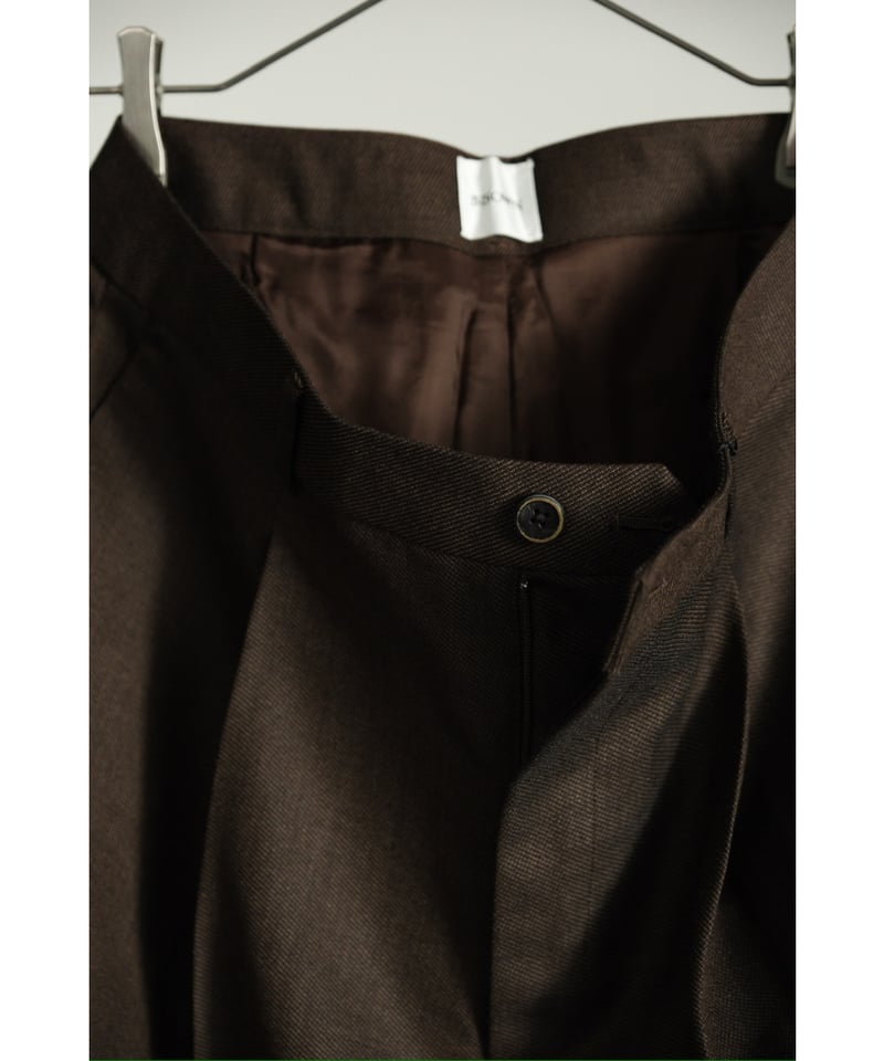 BISOWN MIDDLEWOOL DEEPTUCK TROUSERS | MusterWer