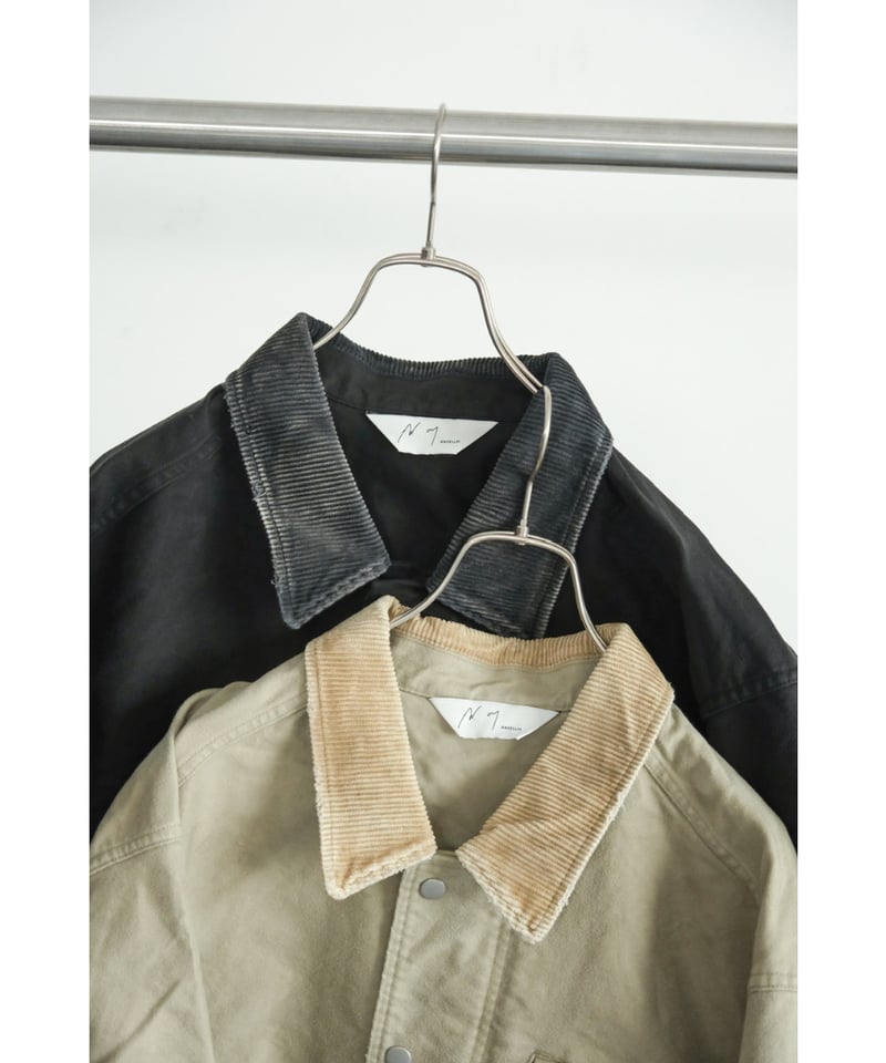 【期間限定】Ancellm MOLESKIN WORK JACKET ANCELLM MOLESKIN WORK JACKET [BEIGE] - Fresh Service