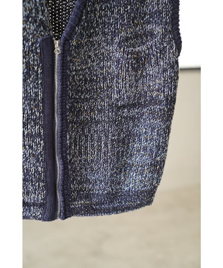 ENCOMING KNITTED ASYMMETRIC VEST