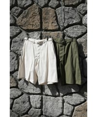blurhms ROOTSTOCK Cotton Satin Belt Shorts
