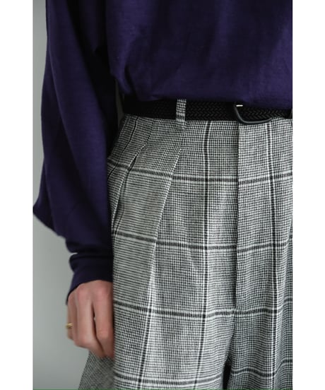m's braque TUCKED BAGGY PANTS