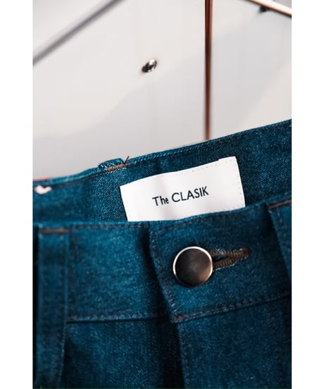 The CLASIK KUURA DENIM BACK BELT 5 POCKET TROUSER