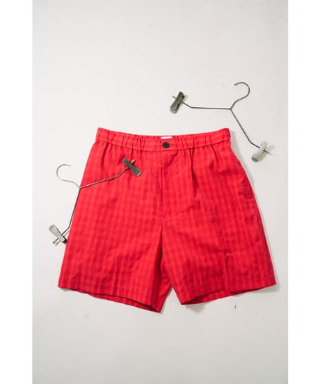BISOWN "Exclusive" COTTON HIDDEN CHECK EASY SHORTS