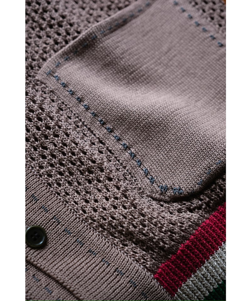 The DUFFER N NEPHEWS MESH YARDIE CARDIE | Muste