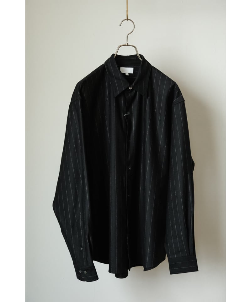 KANEMASA PHIL. 36G Ideal Wool Stripe Shirt | Mu