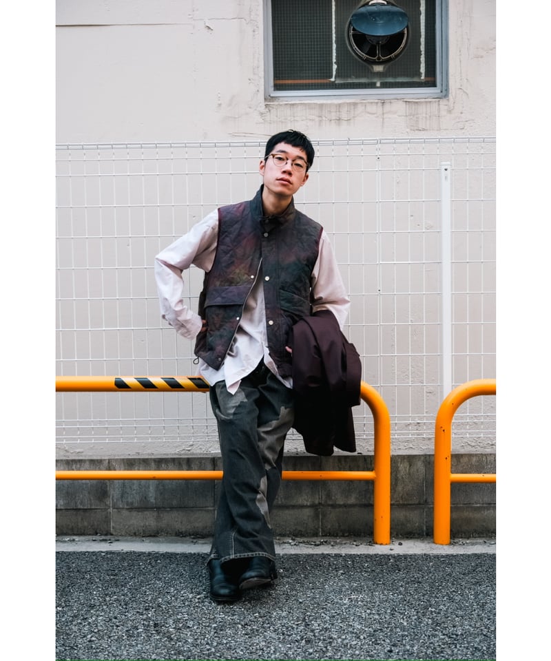 ENCOMING SPOTTED DENIM TROUSER | MusterWerk Sud.