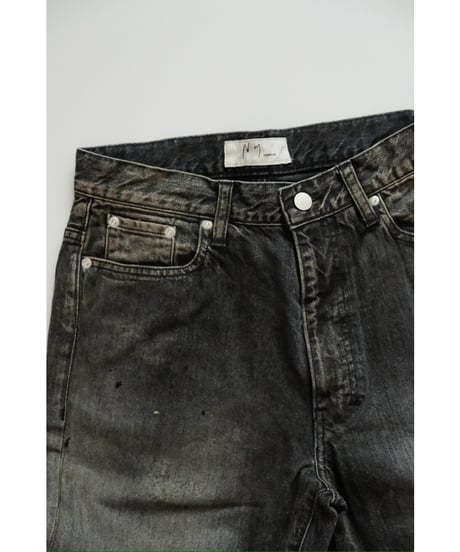 ANCELLM #07 SLIM STRAIGHT 5P DENIM PANTS