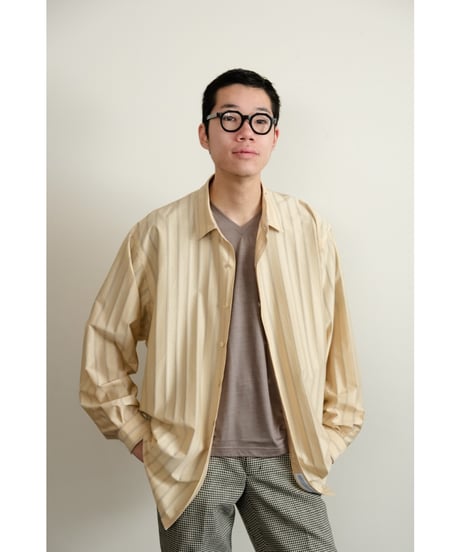 KANEMASA PHIL. "Exclusive" 36G Wool V Neck Tee