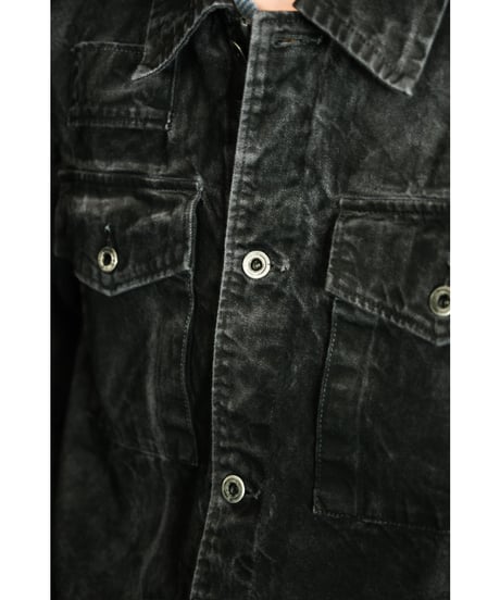 ENCOMING DENIM TWO POCKETS SHIRT BLOUSON
