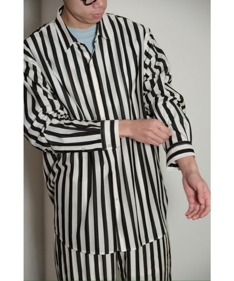 KANEMASA PHIL. 46G Atmosphere Stripe L/S Shirt