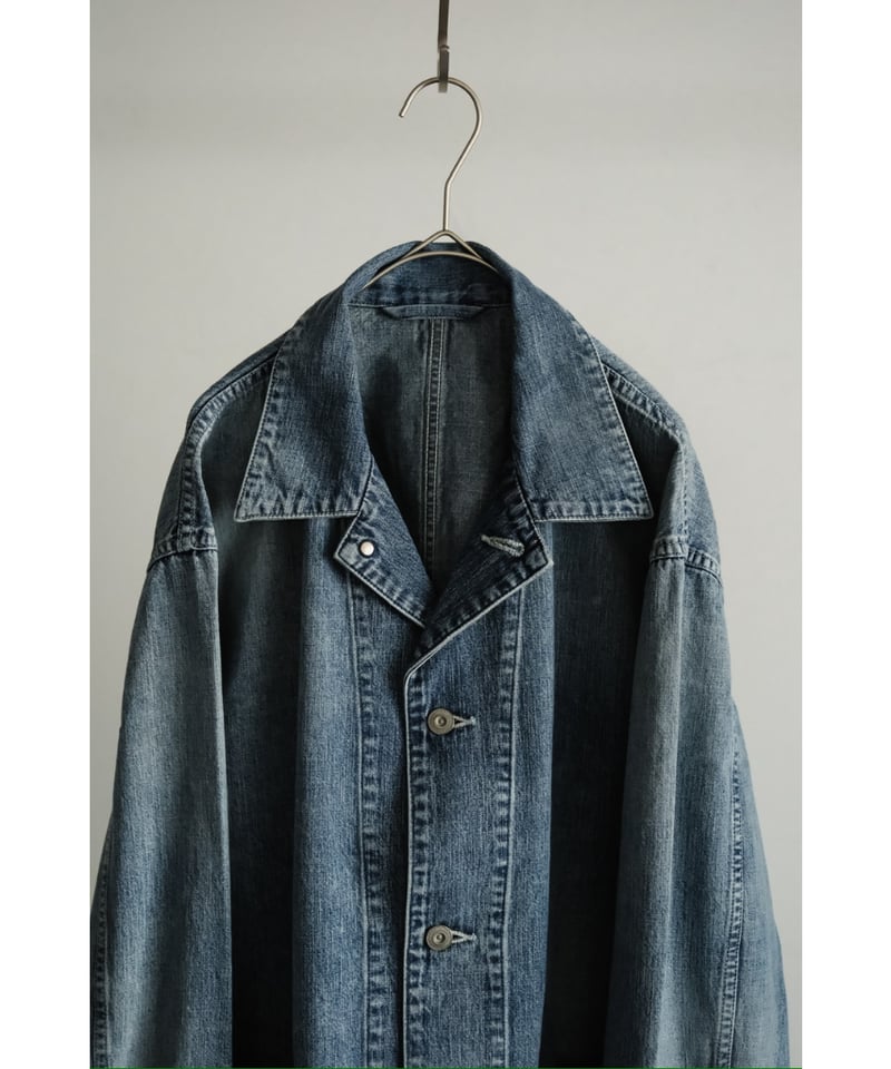 ULTERIOR FADED LIGHT DENIM COVERALL | MusterWer