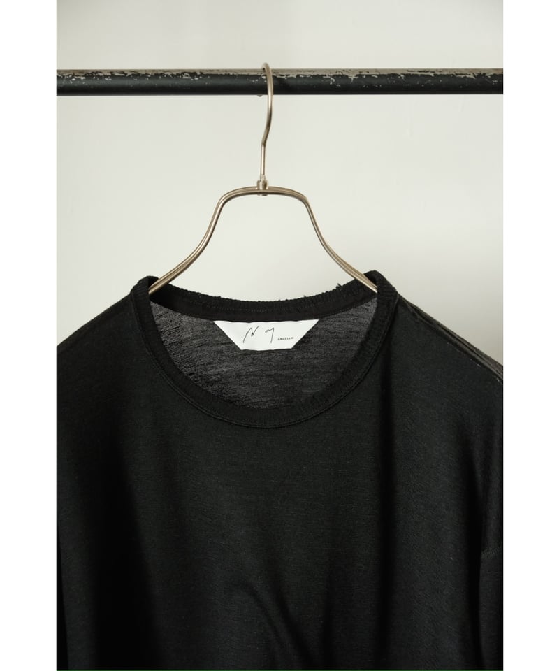 ANCELLM DAMAGE WOOL CREW LS T-SHIRT サイズ1