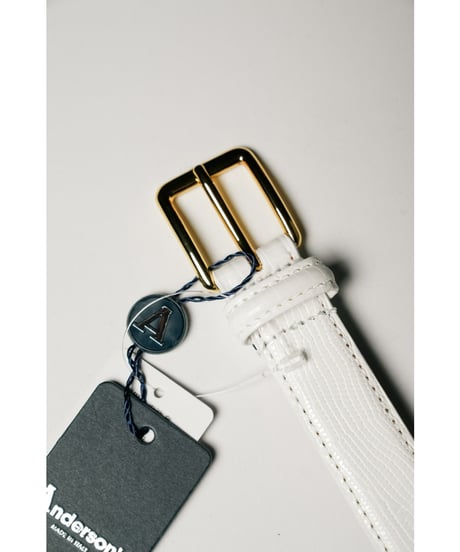 Anderson's "Exclusive" DRESS BELT - LIZARD Embossed -