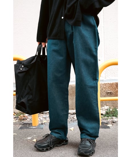 The CLASIK KUURA DENIM BACK BELT 5 POCKET TROUSER