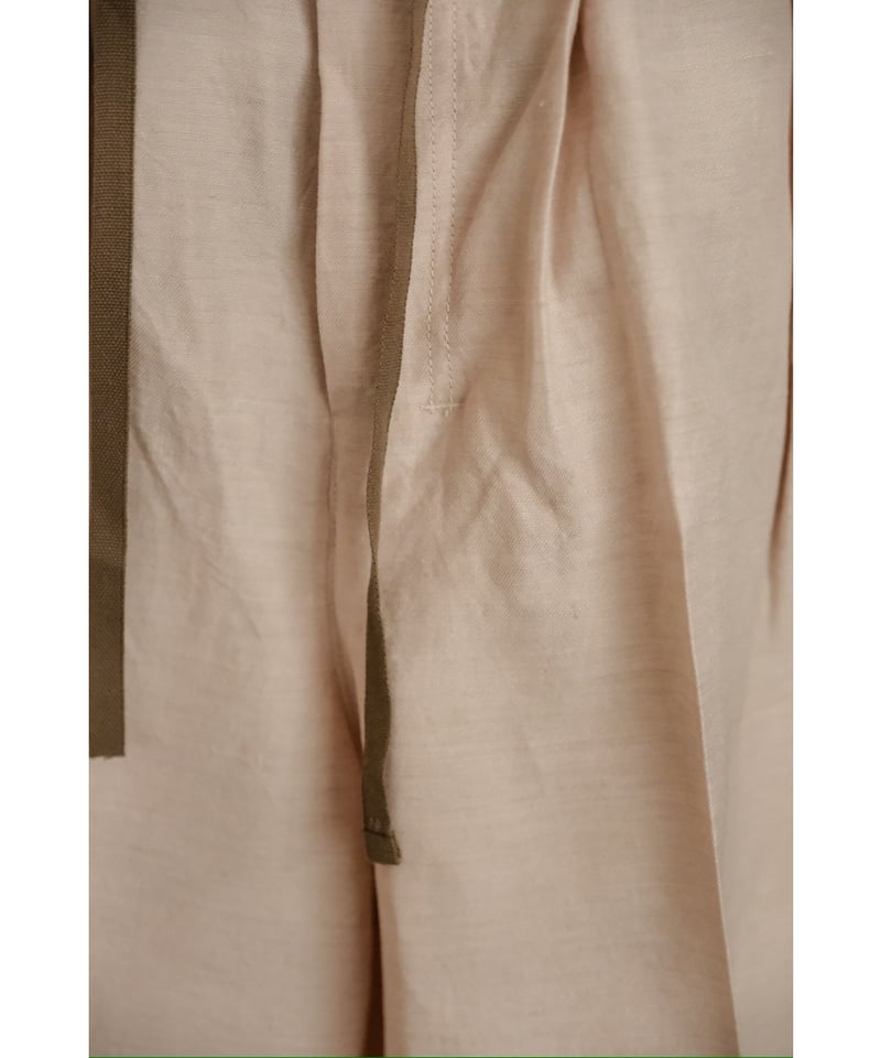 ANCELLM W/L WIDE EASY TUCK SLACKS | MusterWerk ANCELLM W/L WIDE EASY TUCK SLACKS | MusterWerk