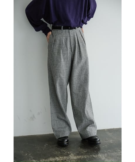 m's braque TUCKED BAGGY PANTS