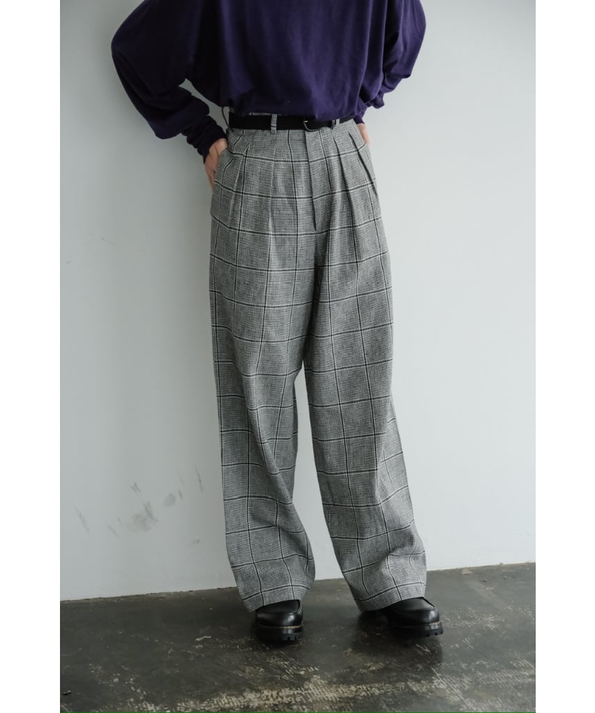 m's braque TUCKED BAGGY PANTS | MusterWerk Sud.