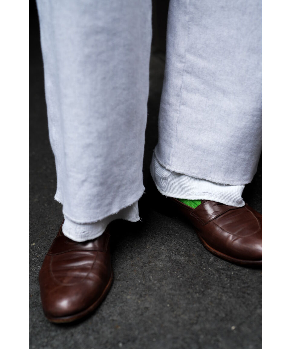 ANCELLM CRASH SWEAT LAYERED PANTS | MusterWerk ANCELLM CRASH SWEAT LAYERED PANTS | MusterWerk