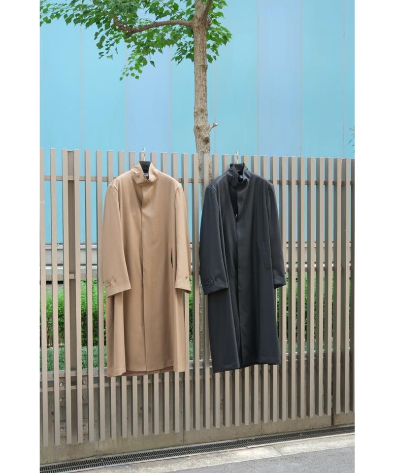 REVERBERATE STAND COLLAR COAT | MusterWerk Sud.