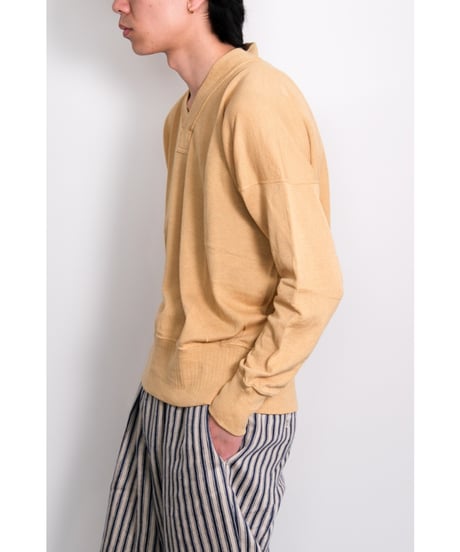 Olde Homesteader "EXTRA COTTON JERSEY" Y Neck Long Sleeve