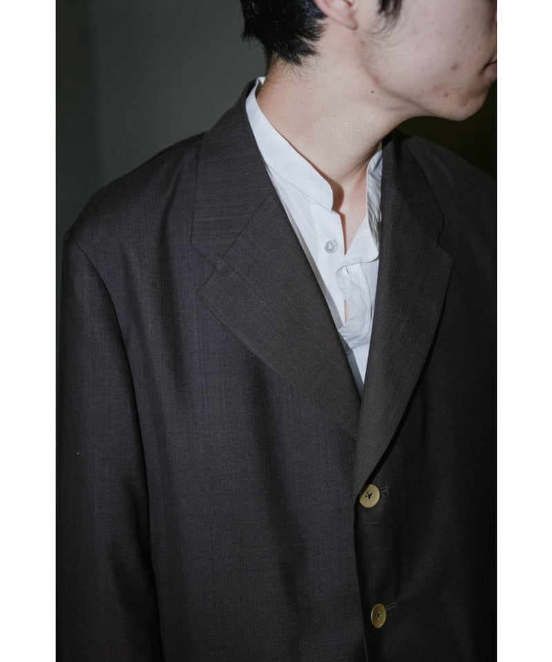 早い者勝ち25ss BISOWN SHEER WOOL UNCON JACKET ビソウン BISOWN 25ss シアーウールアンコンジャケット SHEER