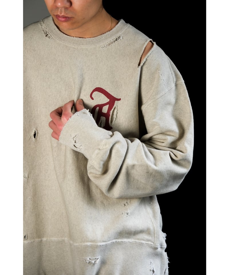 ANCELLM CRASH SWEAT SHIRT | MusterWerk Sud. ANCELLM CRASH SWEAT SHIRT | MusterWerk Sud.