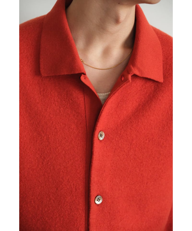 ULTERIOR SUPER MILLED FINE WOOL SH-CARDIGAN | M