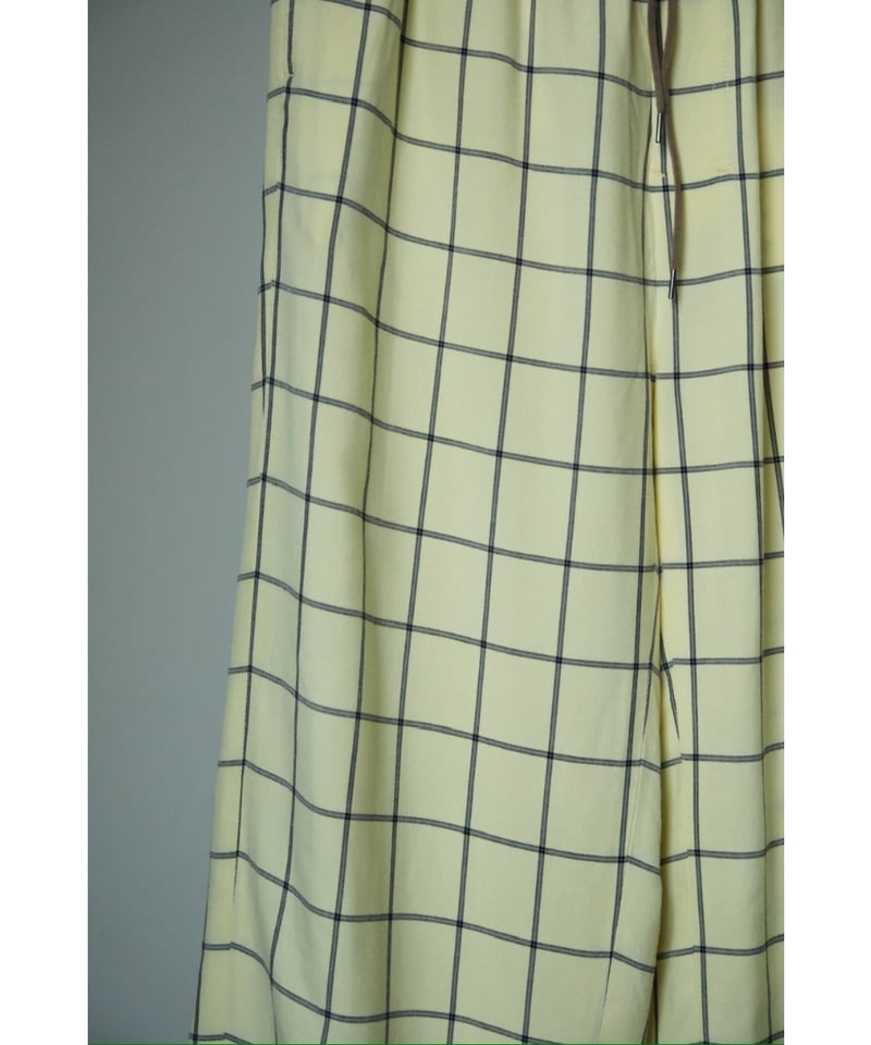 ANCELLM RAYON CHECK SLACKS | MusterWerk Sud.