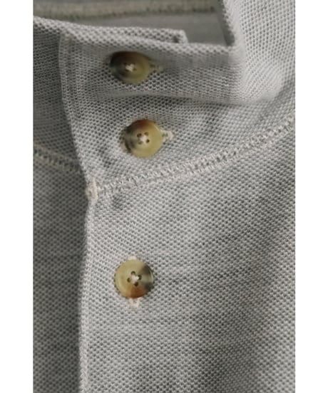 YE OLDE & NEW MAN RANDONNEUR MOCK POLO SHIRT (MIXED PIQUE)