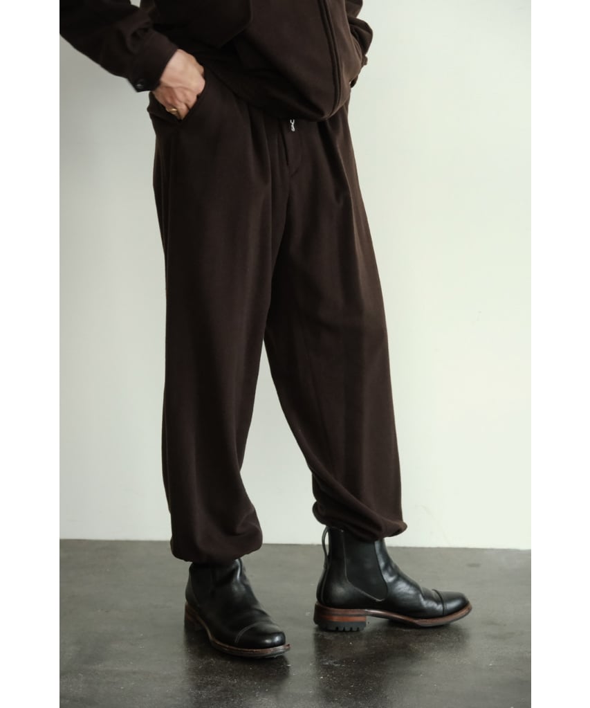 ULTERIOR BRUSHED SOFT FLANNEL TRACK PANTS | Mus
