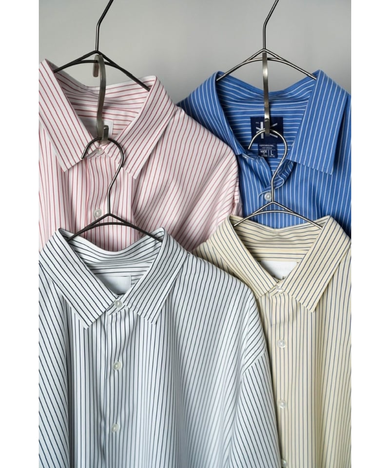 KANEMASA PHIL. 46G Atmosphere Stripe Shirt | Mu