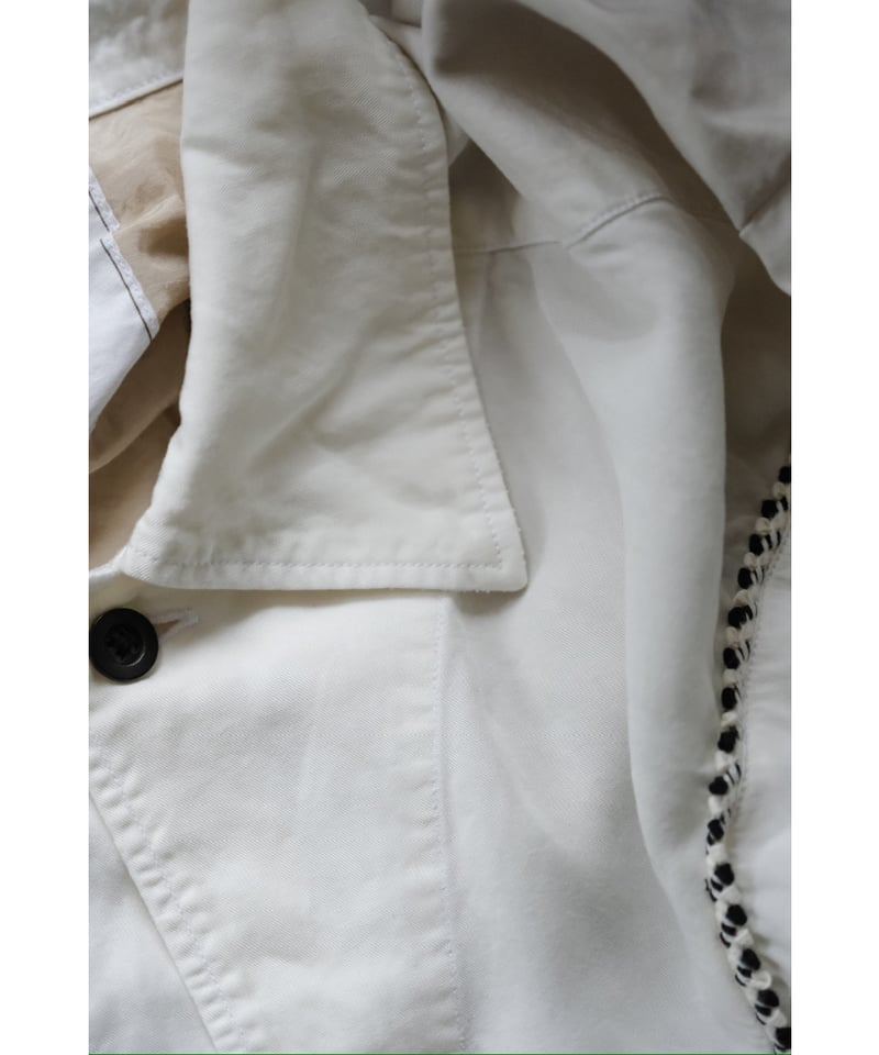 ANCELLM アンセルム WESTERN JACKET ホワイト 白 2 WESTERN JACKET(WHITE) – ANCELLM