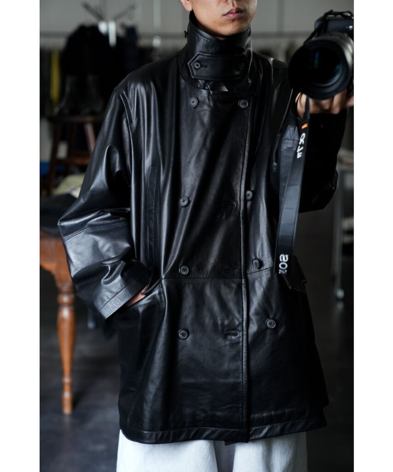 CCU CHARLIE STORM P COAT レザー ピーコート CCU 