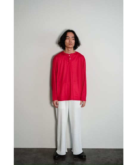 KANEMASA PHIL. 18G Heavy Weight Garment Dye Waffle Pants